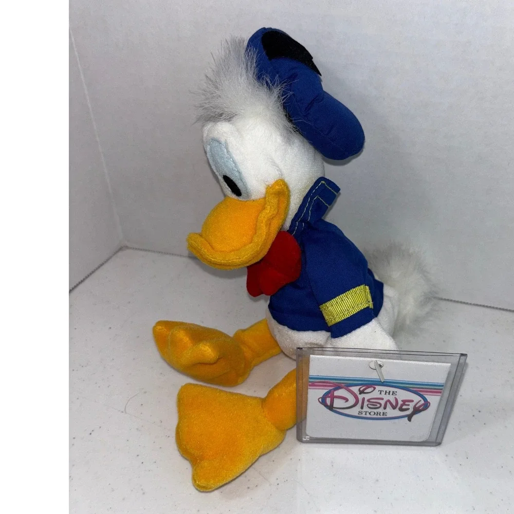 Disney Store Mini Bean Bag Donald Duck 8 Inch Plush Sailor Suit with Tags